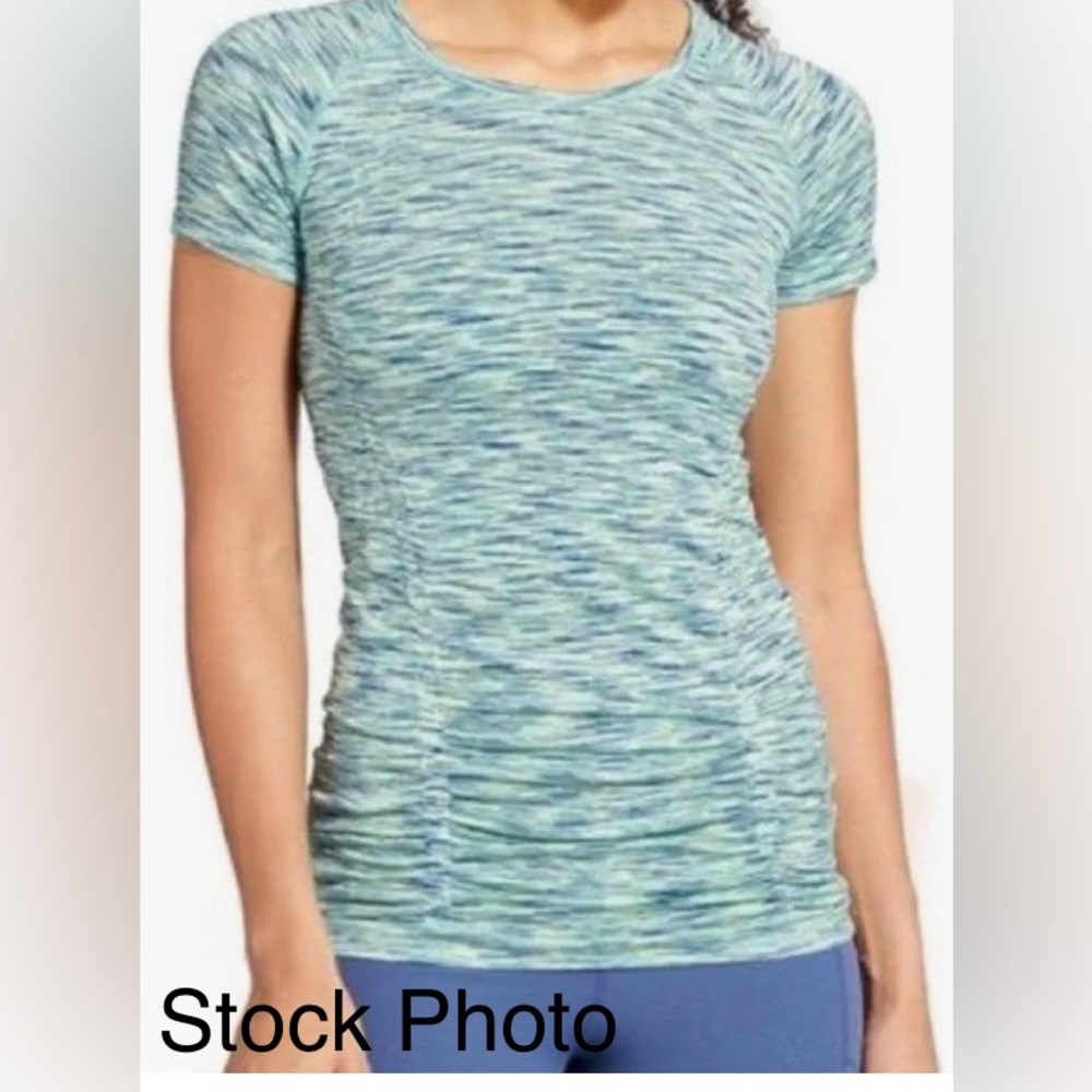 Athleta Fastest Track Short Sleeve Athletic Top